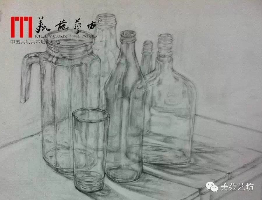 线性素描静物