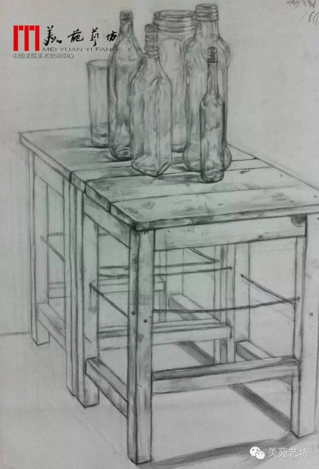 线性素描静物