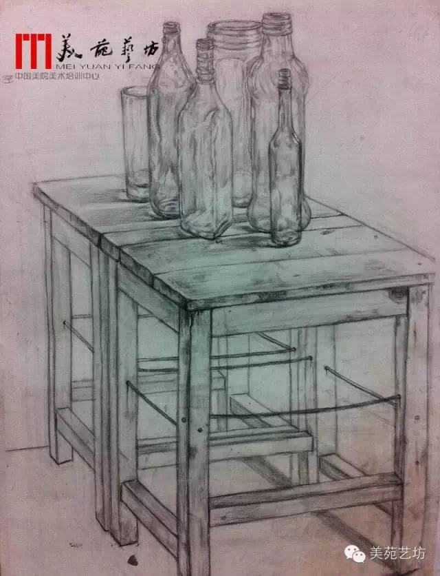 线性素描静物