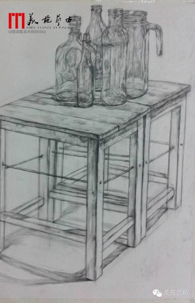 线性素描静物