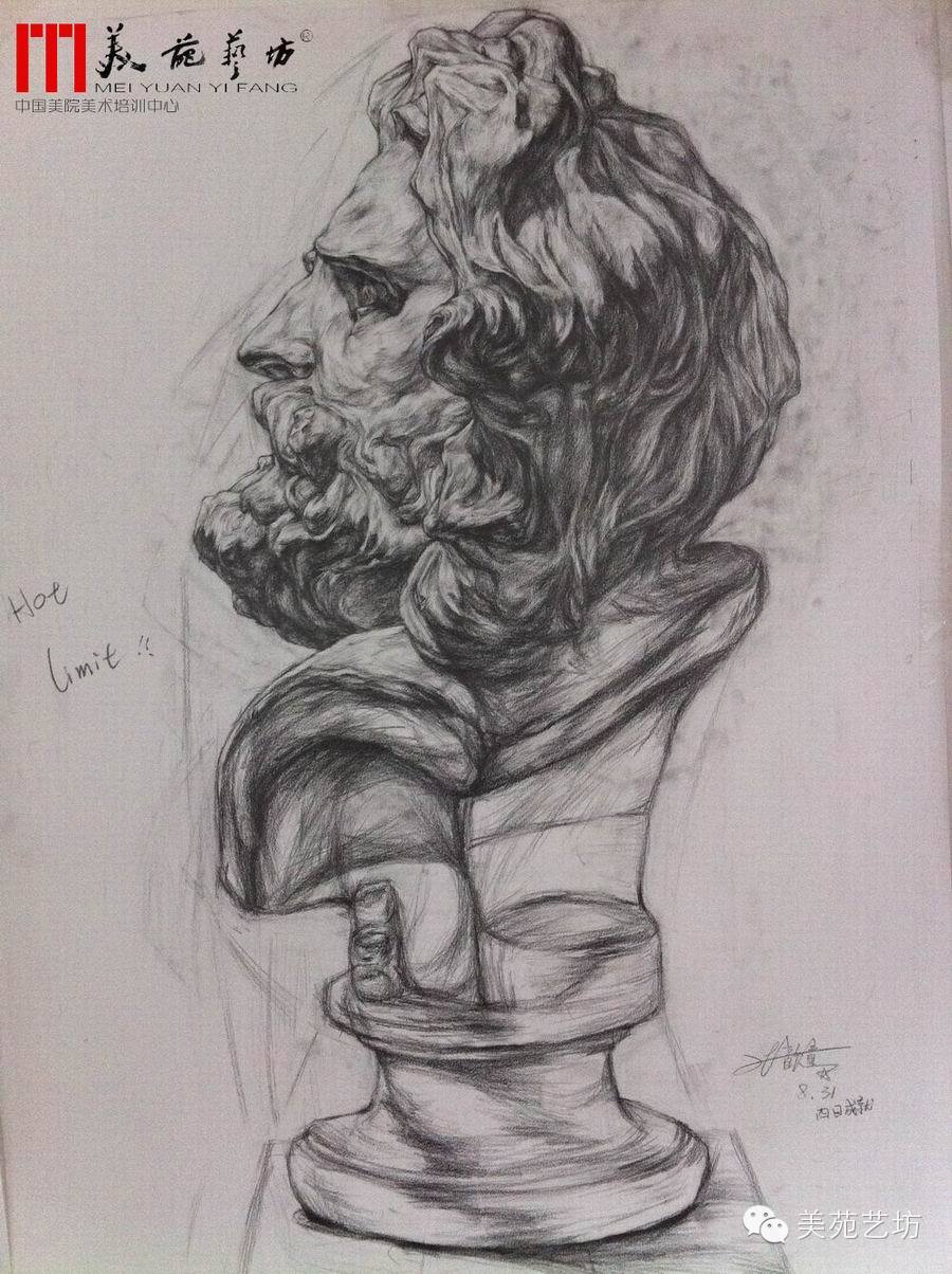 美院班素描习作