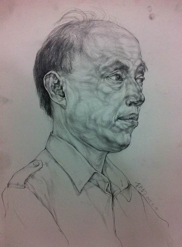 线性素描素描头像