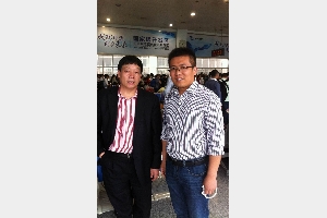 丁校长与中国青年汽车集团董事局主席庞青年