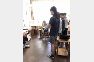 中国美术学院附中方正老师速写课堂