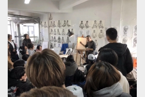 中国美术学院附中方正老师速写课堂
