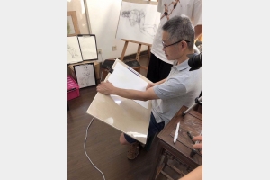 中国美术学院附中方正老师速写课堂