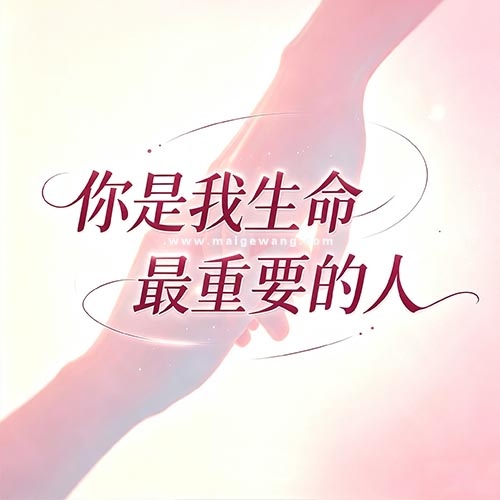 你是我生命最重要的人