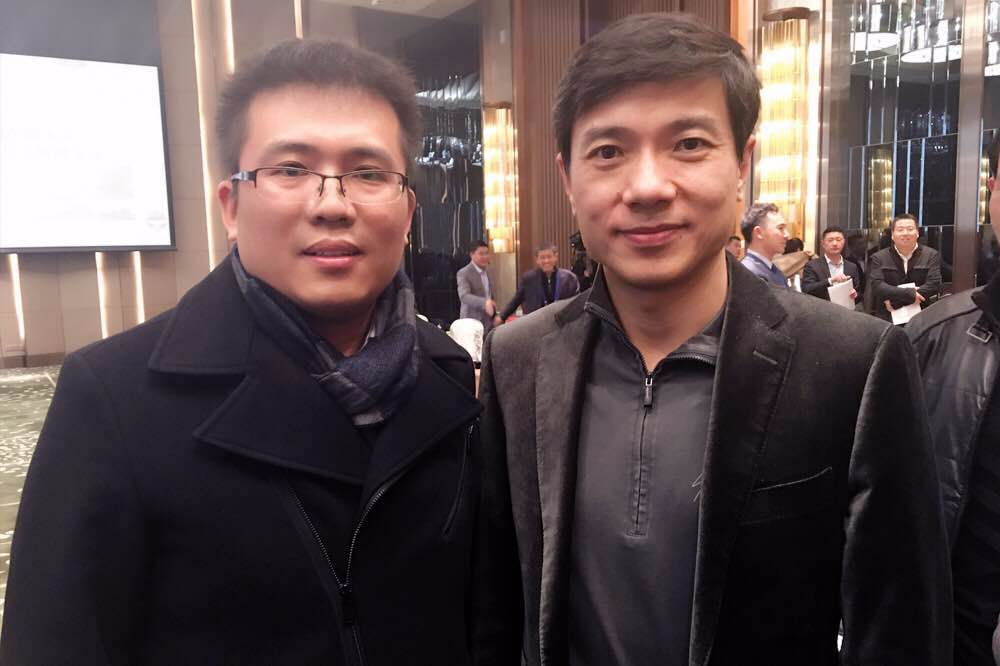 丁凯与百度董事长李彦宏